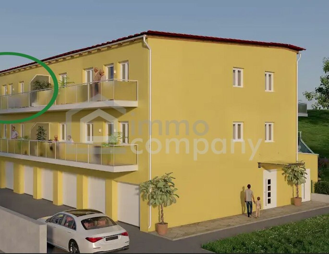 Alle ab 50+ aufgepasst! Barrierefreie 3-Zimmer-Wohnung in Eisenstadt: Erstbezug 2026 mit Balkon und Garage! (Top 5 - 2.OG - 81 m² )