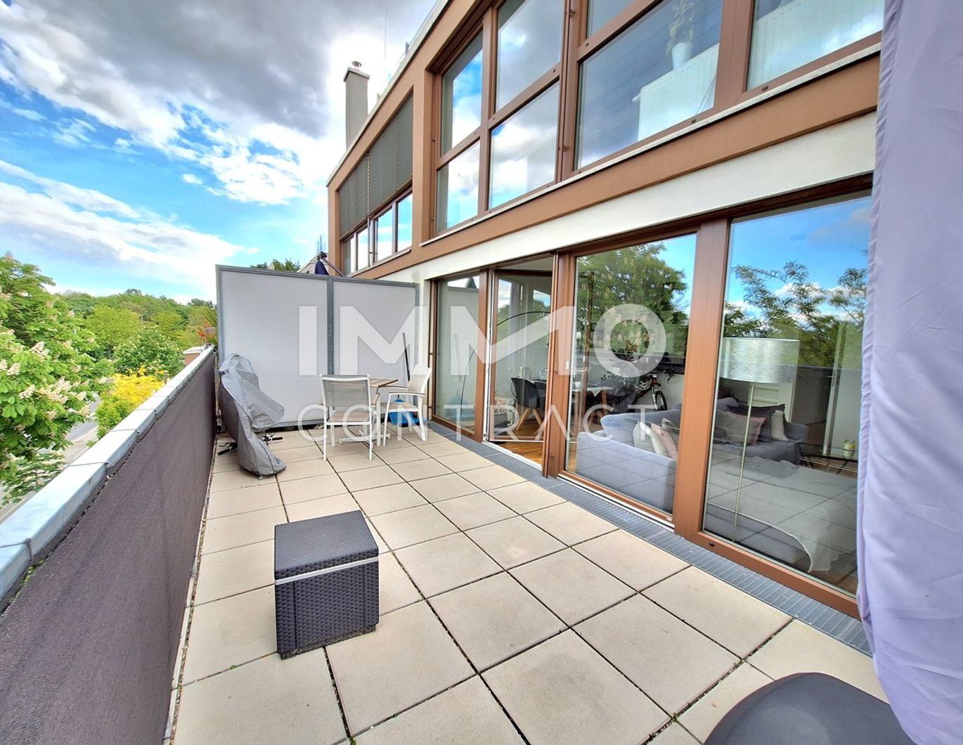 Terrassentraum am Biberhaufenweg; 2 Zimmer; 2 Terrassen mit insgesamt 38m²