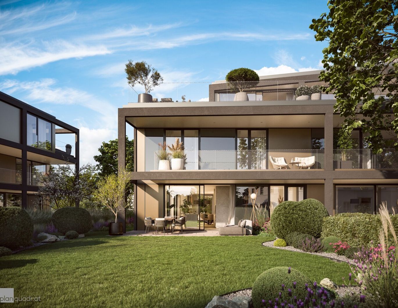Neubau, Maxglan-Riedenburg: Außergewöhnliche Gartenwohnung am Ganshofbach
