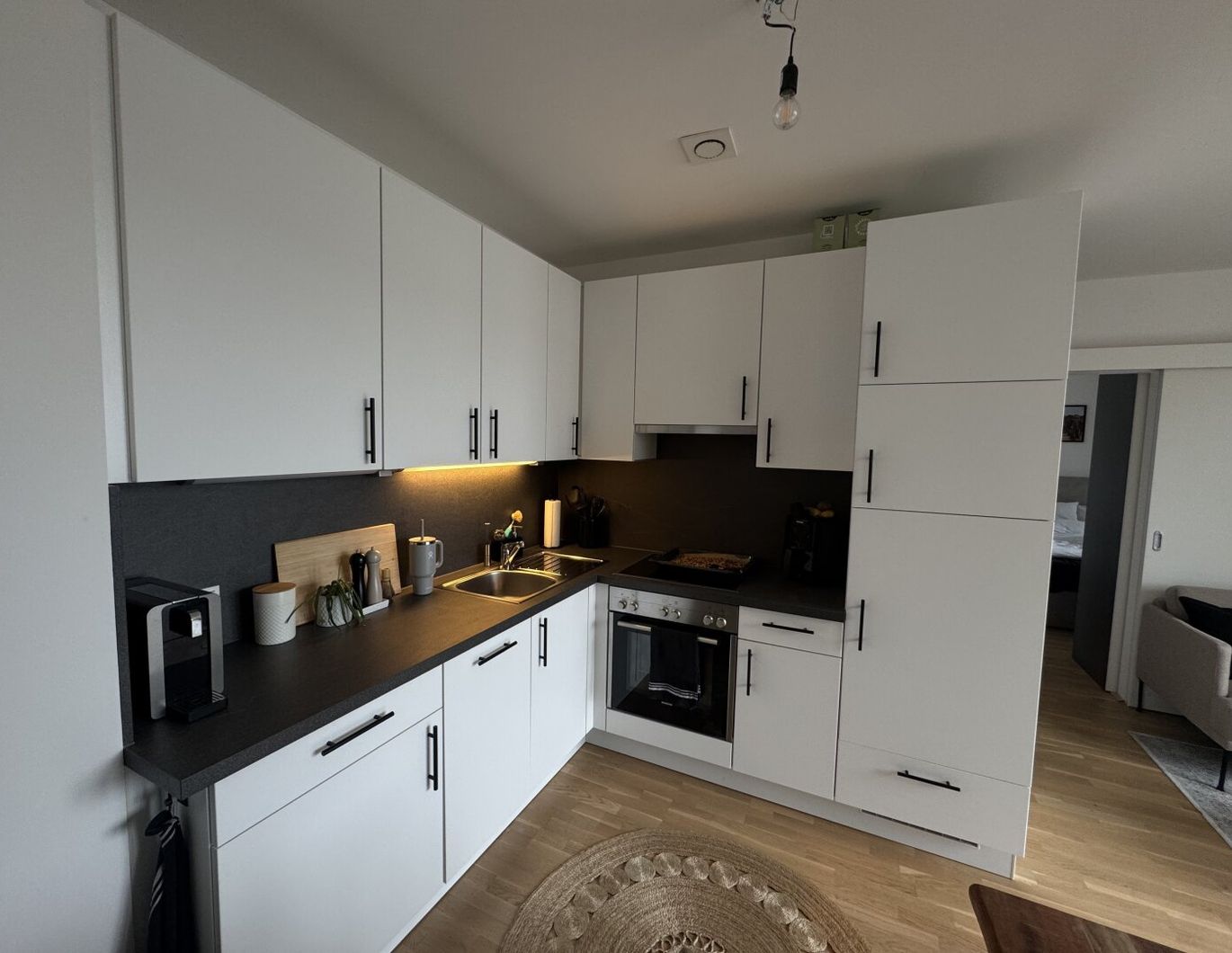 Perfekt geschnittene 2-Zimmer-Wohnung im Coulin Corner