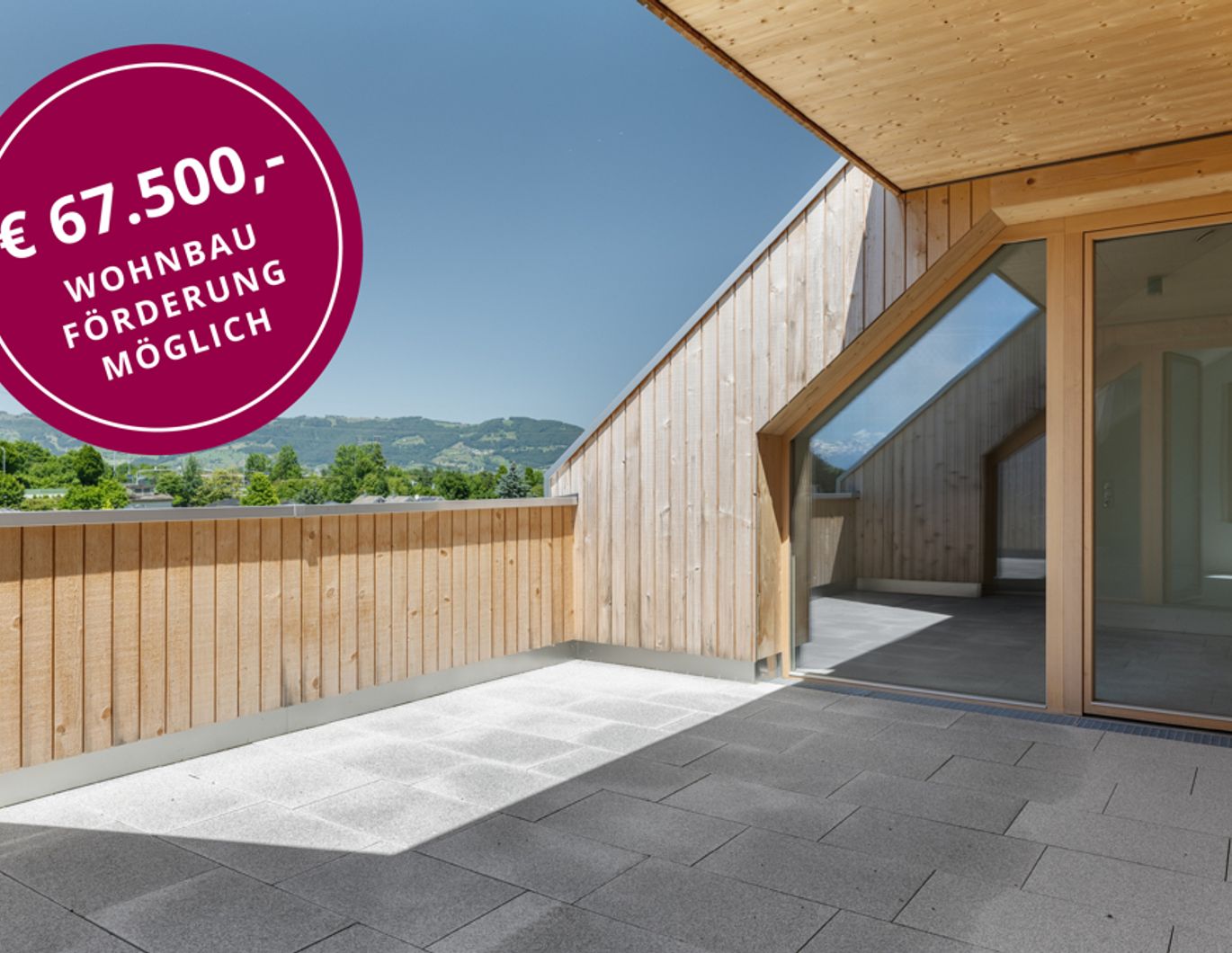 Wohnen direkt unter den Wolken - Exklusive 4-Zimmer-Penthaus-Wohnung in Altach