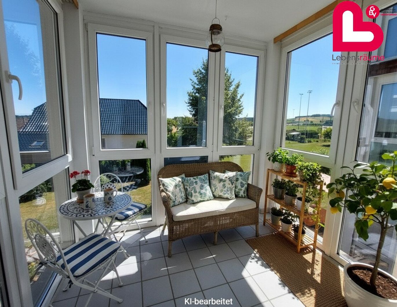 Herrlicher Fernblick in Unterweitersdorf! 3-Zimmer Wohnung mit Loggia