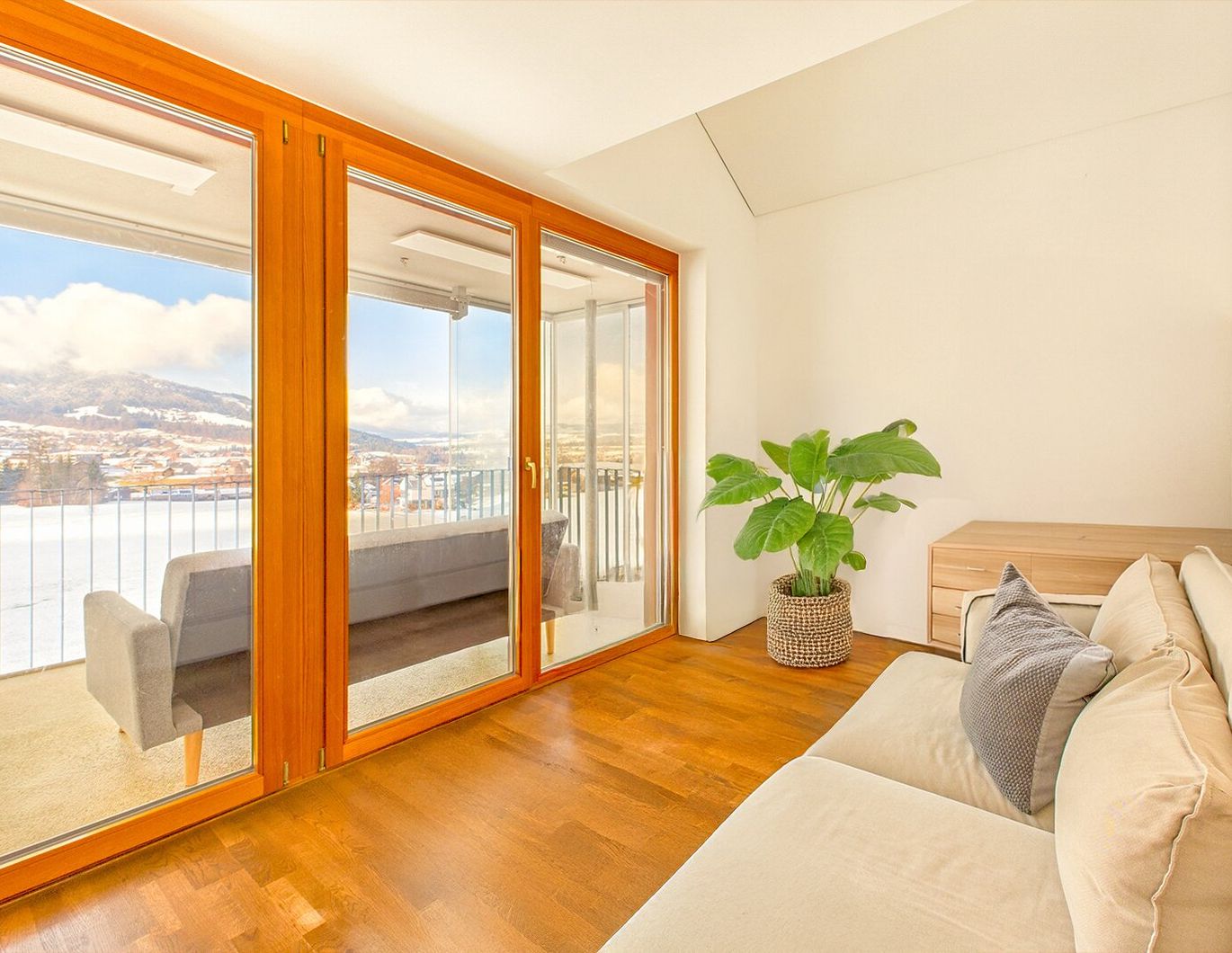 Andelsbuch | Maisonette in ruhiger Lage mit sensationellem Panorama