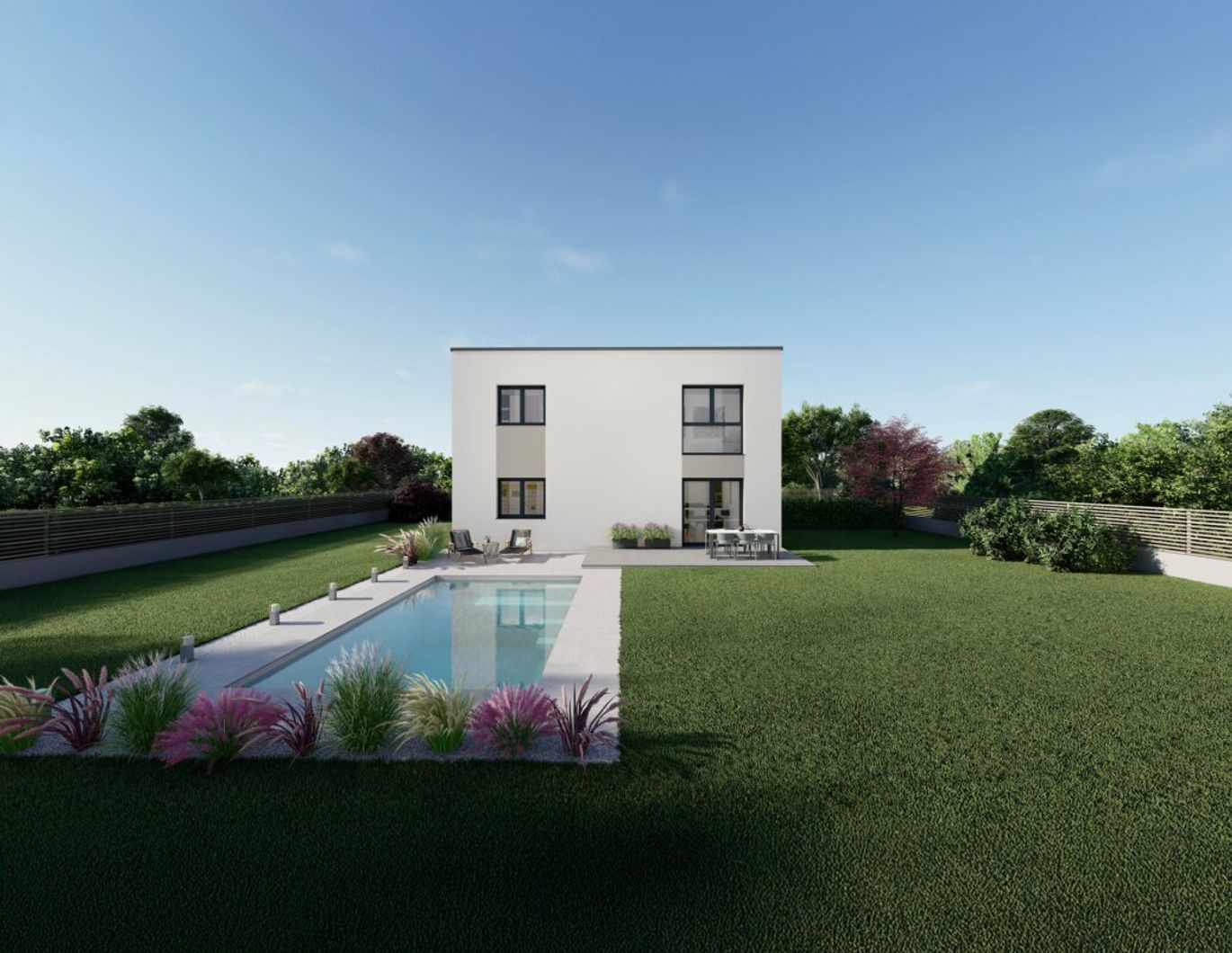 Top-Angebot! Neubau-Einfamilienhaus in hervorragender Lage in Marchtrenk, bezugsfertig inkl. Grundstück!