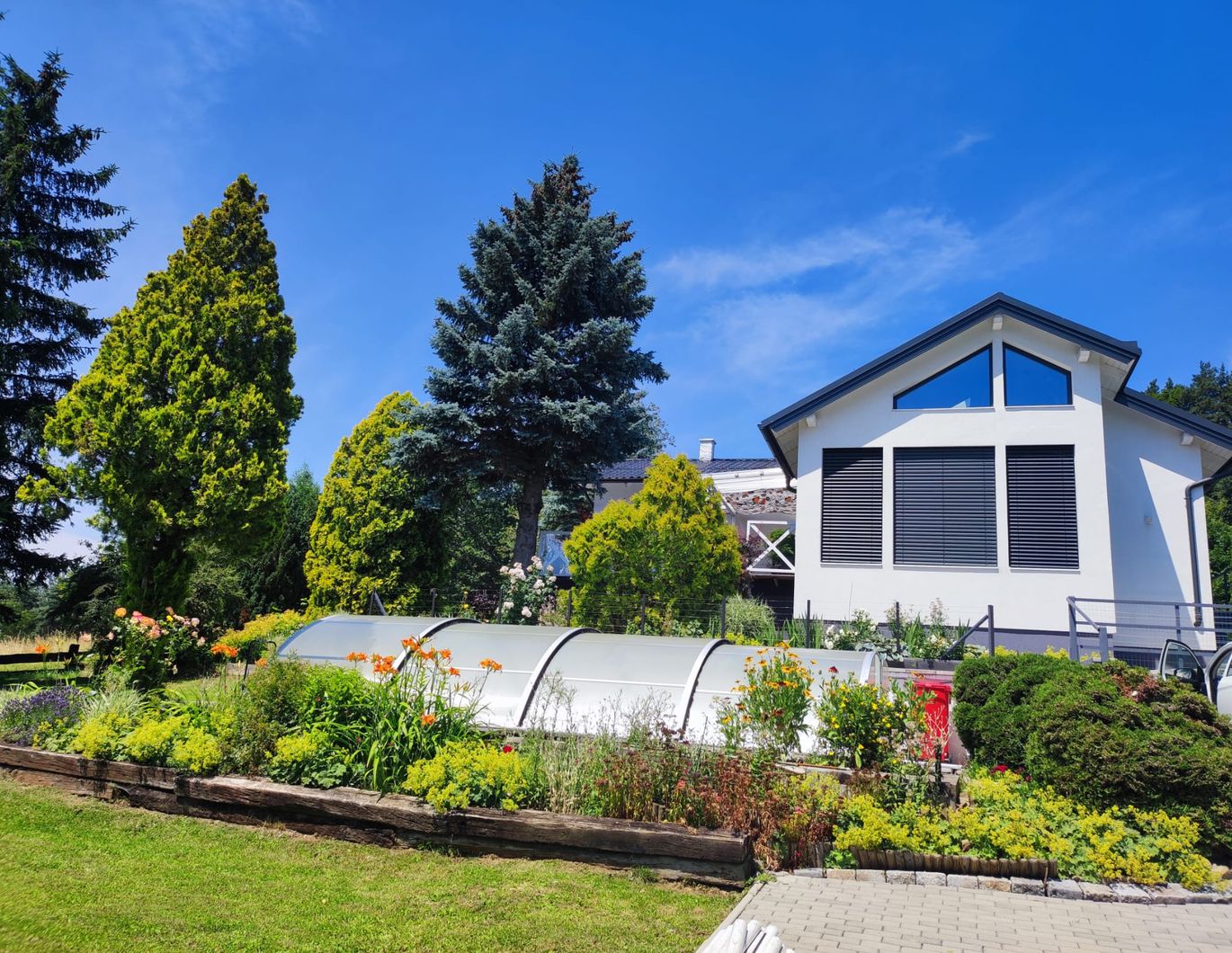 PROVIS.FREI! niedrig-Energiehaus-Neubau/Renov. 2023; Panorama., Pool, Garten, nur 25m. v. Wien