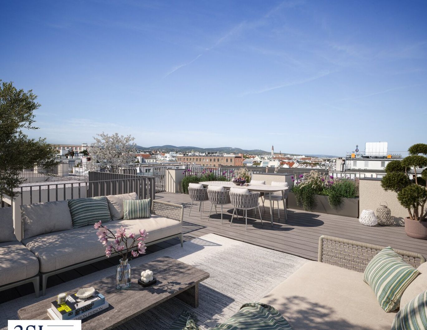 PRUNKSTÜCK: Über den Dächern Wiens: Exklusives Wohnen mit großzügigen Freiflächen