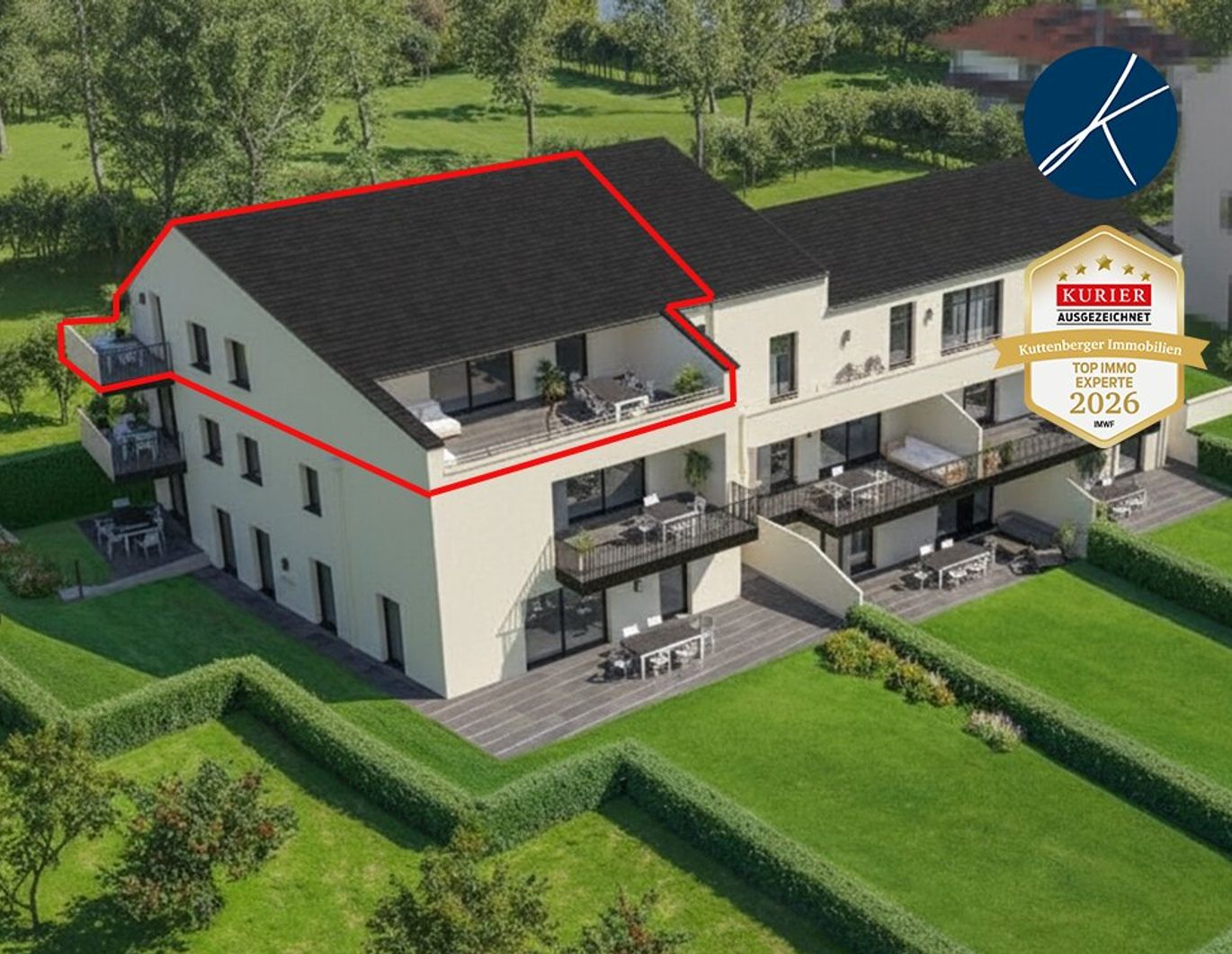 Großzügiger Dachgeschoßtraum mit 58m² Terrasse (Top 10) - Neubauprojekt am Kremser Steindl
