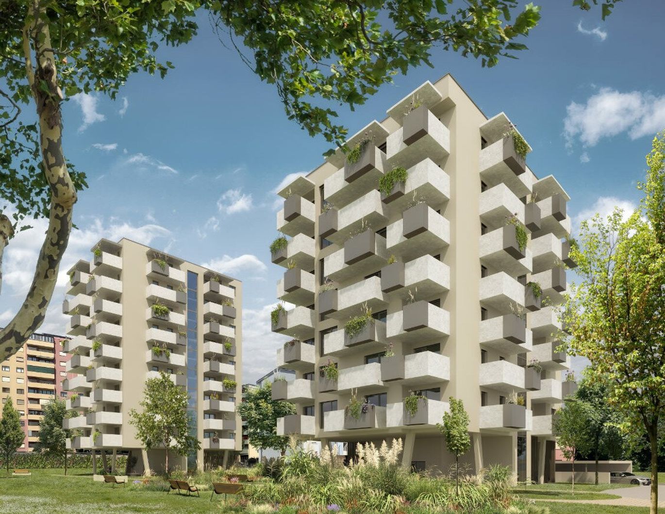 CITY LIFE KLAGENFURT - 2-Zimmer mit Balkon, Aufzug und Tiefgarage