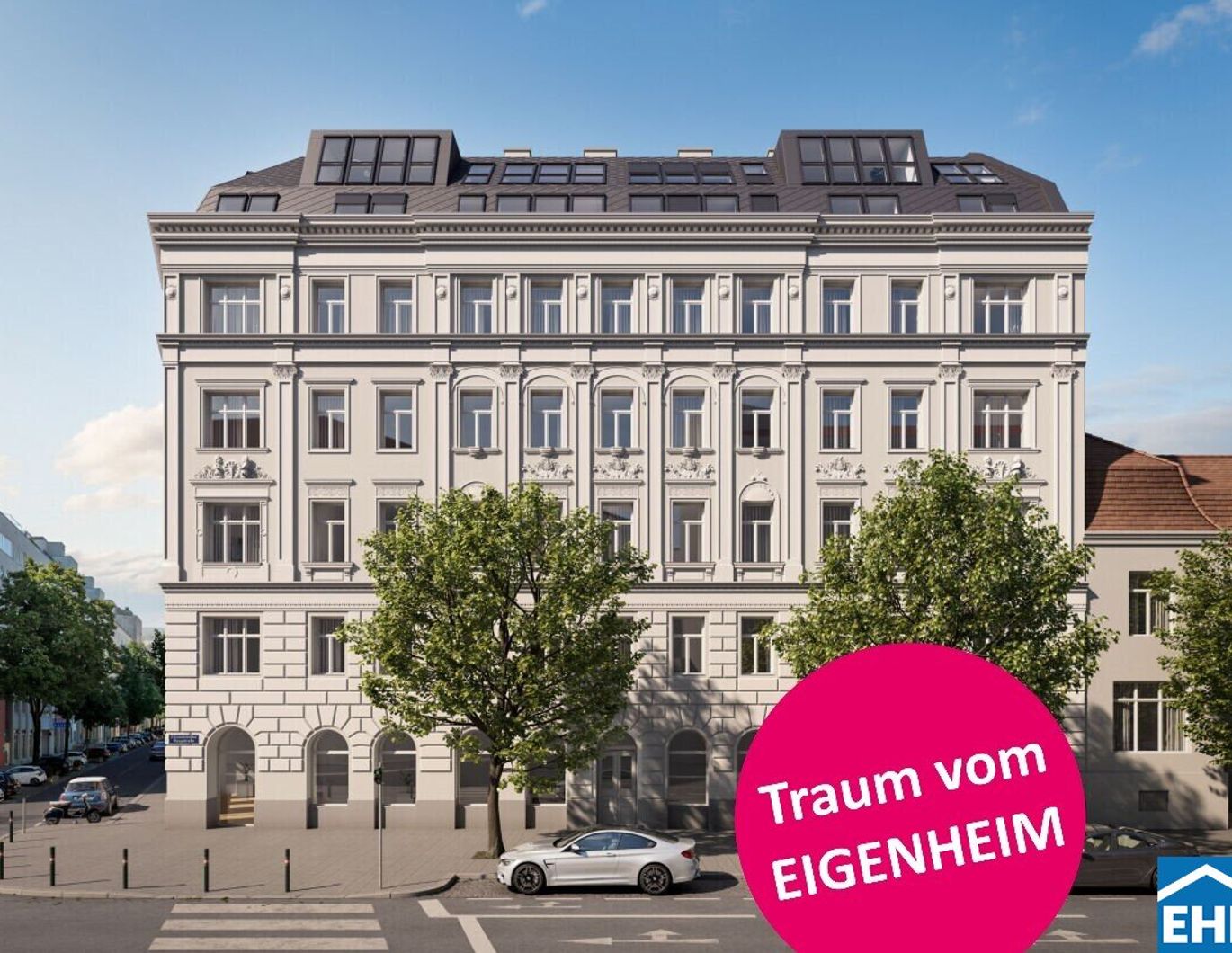 Zeitlose Eleganz: Historisches Eckhaus in der Landstraßer Hauptstraße