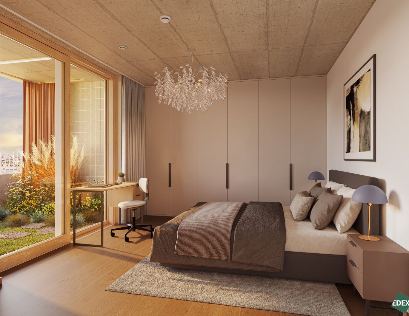 VILLAGE IM DRITTEN | KLIMATISIERTE 2-ZIMMER WOHNUNG MIT 2 FREIFLÄCHEN