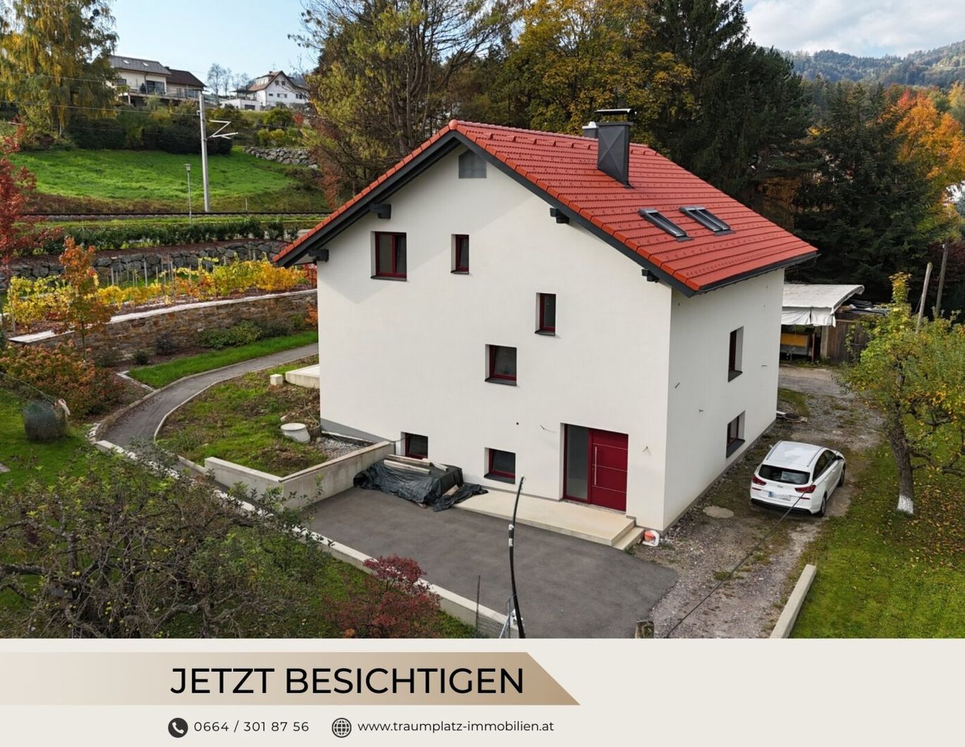 Deutschlandsberg! Mehrparteienhaus inkl. 3 Wohneinheiten im Rohbauzustand mit Blick auf die Burg Deutschlandsberg