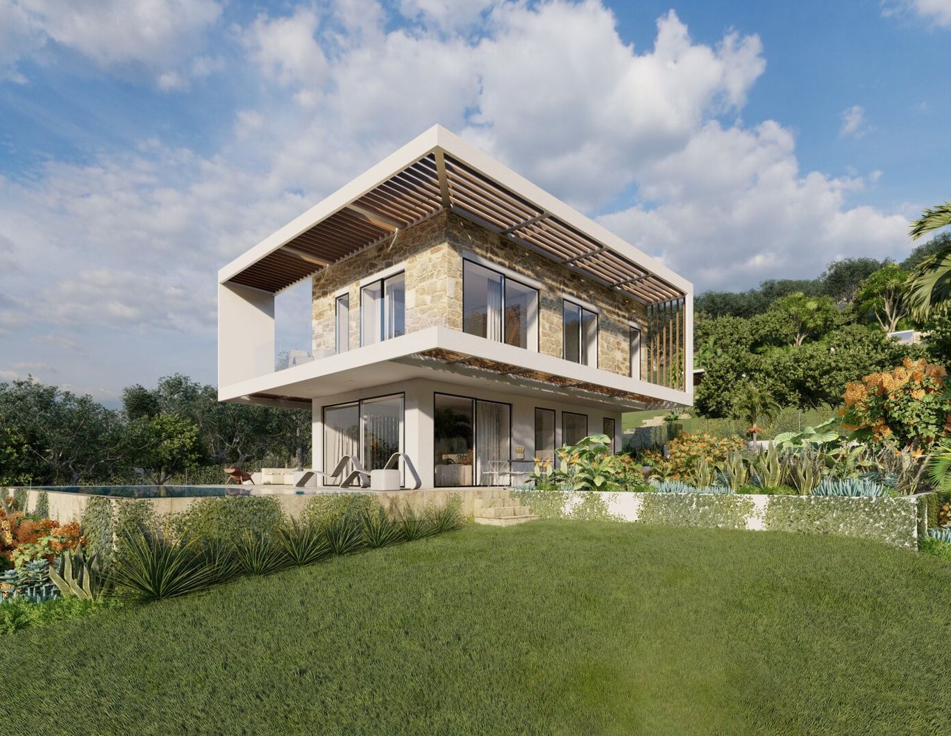 DESIGNER VILLA MIT INFINITY POOL UND MEERBLICK // OLIVE GARDEN // TOP LOCATION // COSTA NAVARINO // GRIECHENLAND