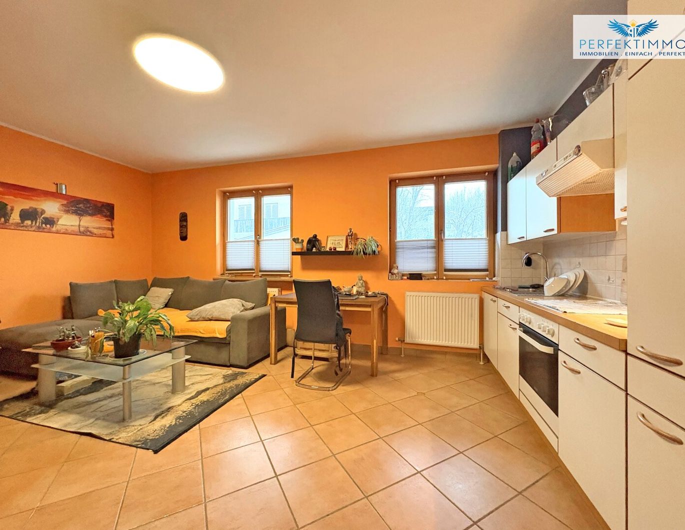 Gepflegte 2-Zimmer-Wohnung mit AP