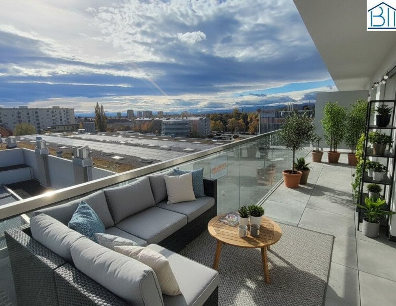 Penthaus mit Traumüberblick, 4 Zimmer