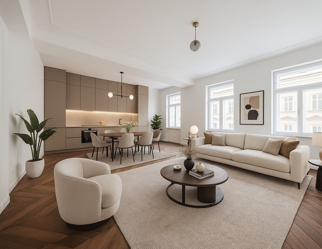 ERSTBEZUG beim Servitenviertel! Generalsanierter 3-Zimmer-Altbau mit Loggia