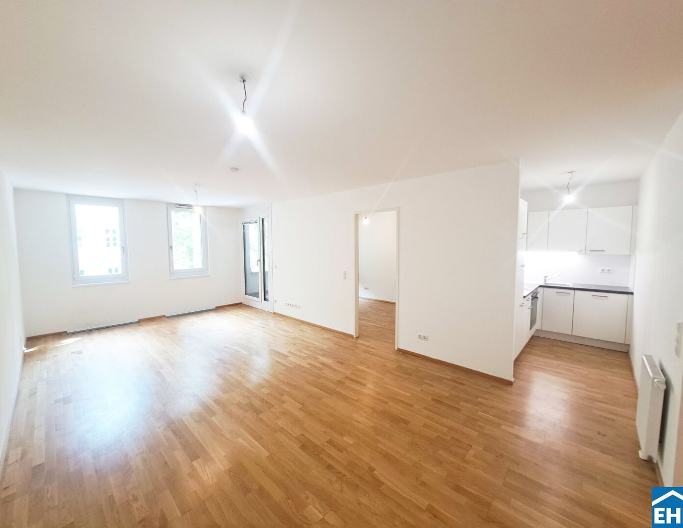 Moderne 2-Zimmer-Wohnung mit Loggia in bester Lage