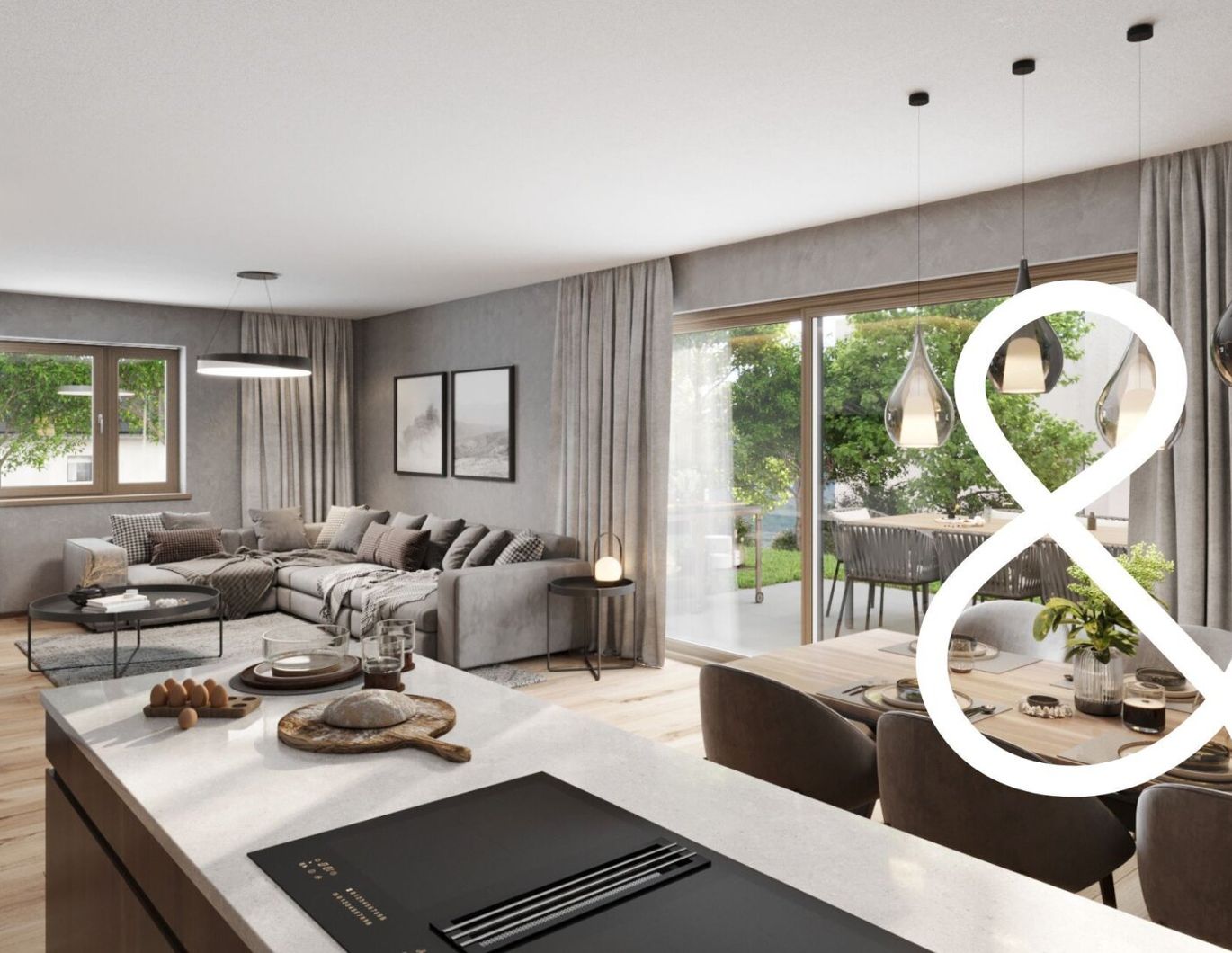 FÖRDERWÜRDIGE & PROVISIONSFREIE 3-ZIMMER GARTENWOHNUNG