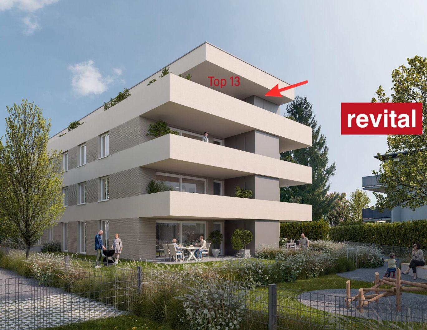 Widum 32 - Dachgeschosswohnung in ruhiger Zentrumslage von Lustenau - Top 13