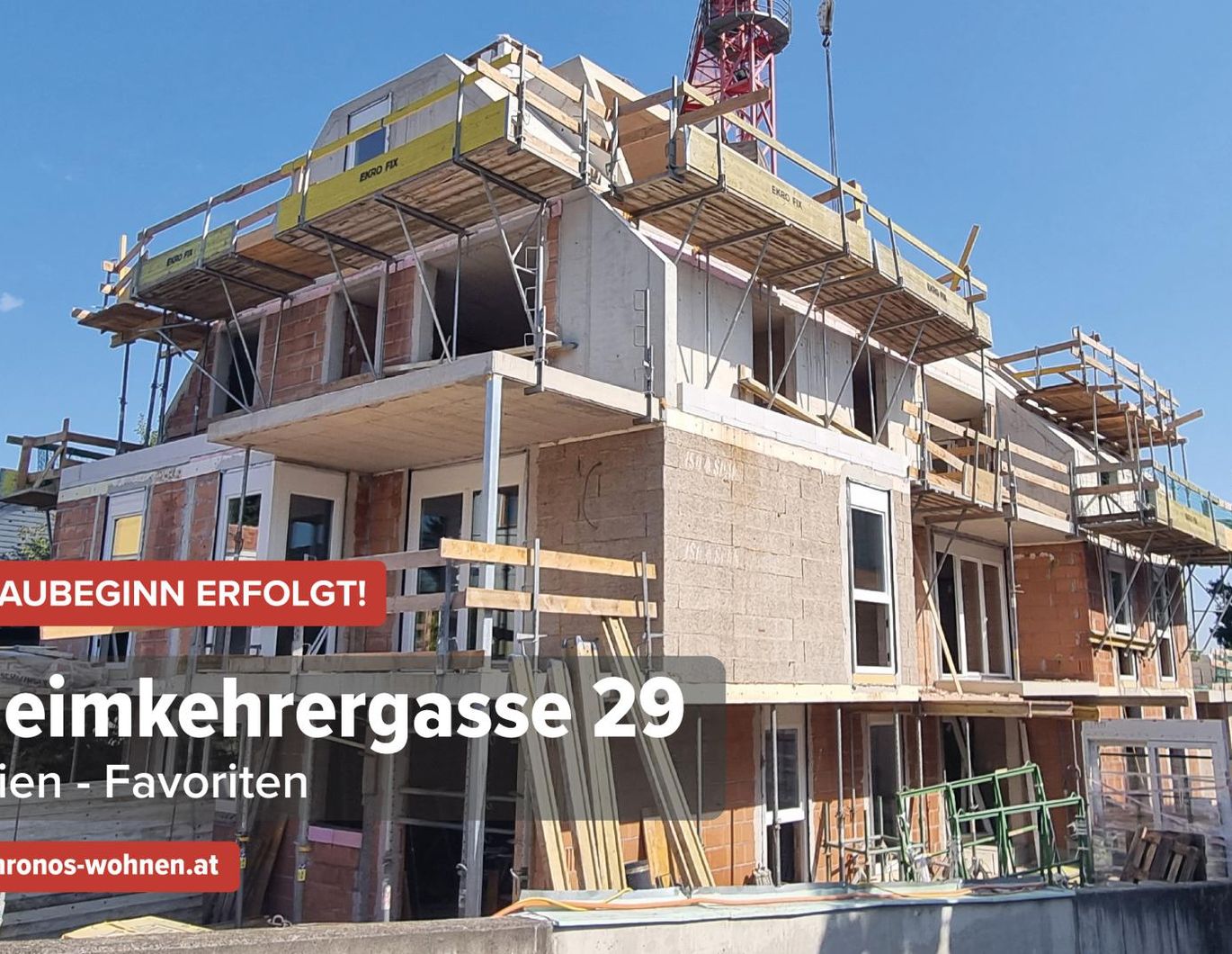 BAUBEGINN ERFOLGT! Neubauwohnung mit großem Südbalkon zwischen Löwygrube und Kurpark Oberlaa!