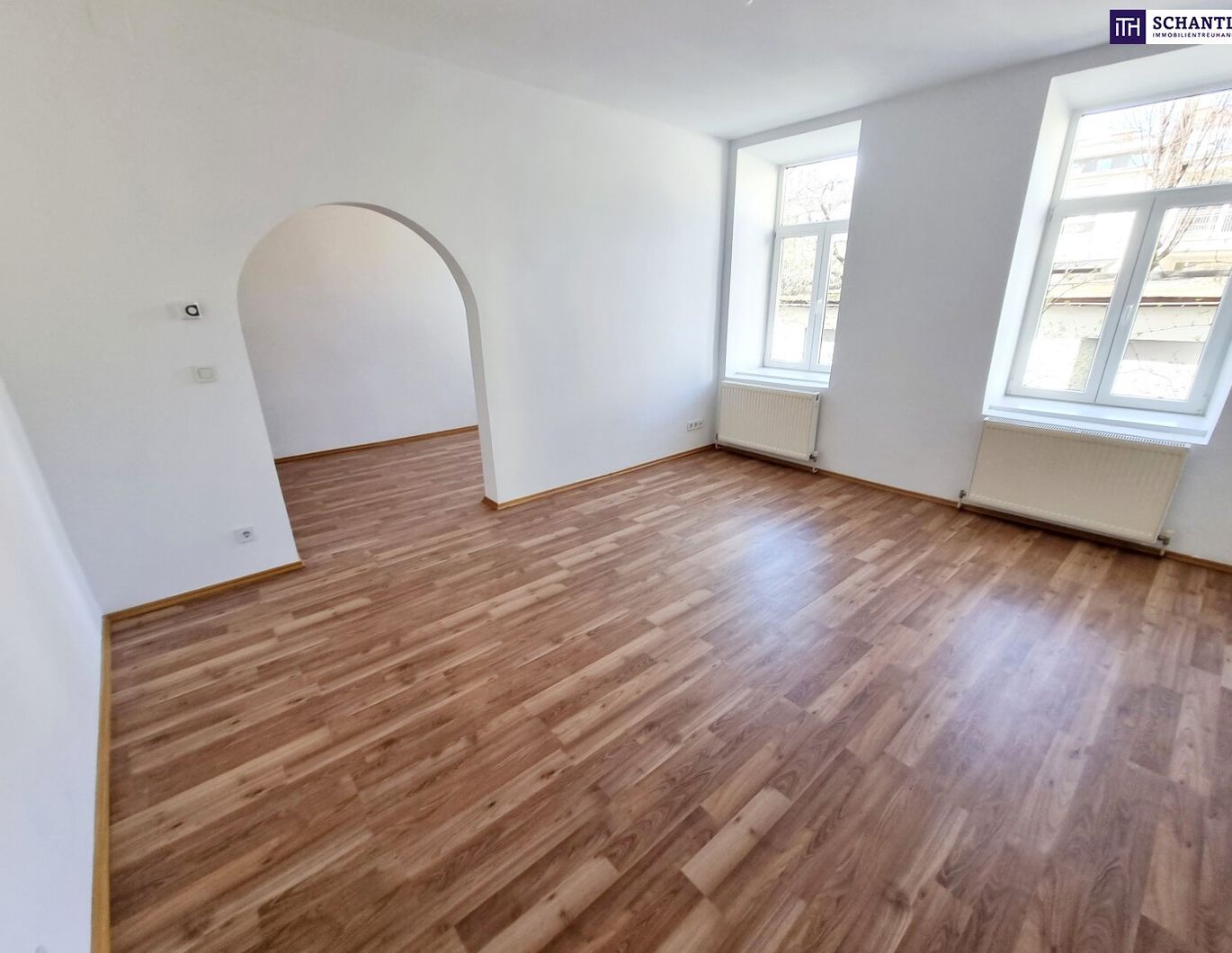 Kompakt, Charmant, Citynah, Grünblick, U-Bahn ums Eck! Gemütliche Kleinwohnung im ruhigen Hoftrakt mit Grünblick! 2 toll aufgeteilte Zimmer + Angenehme Ruhelage in 1030 Wien + Schönes Altbauhaus!