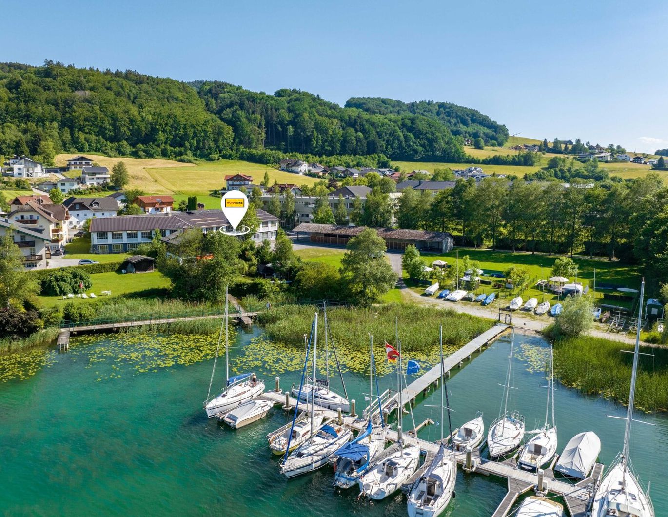 3-Zimmer-Wohnung am Mattsee inkl. Seeblick und Seezugang