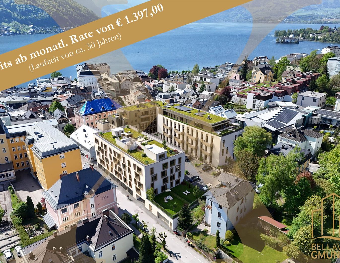 PROVISIONSFREI! Sonnige 3-Zimmer-Wohnung samt gemütlicher Loggia und Garage in Gmunden zu verkaufen!