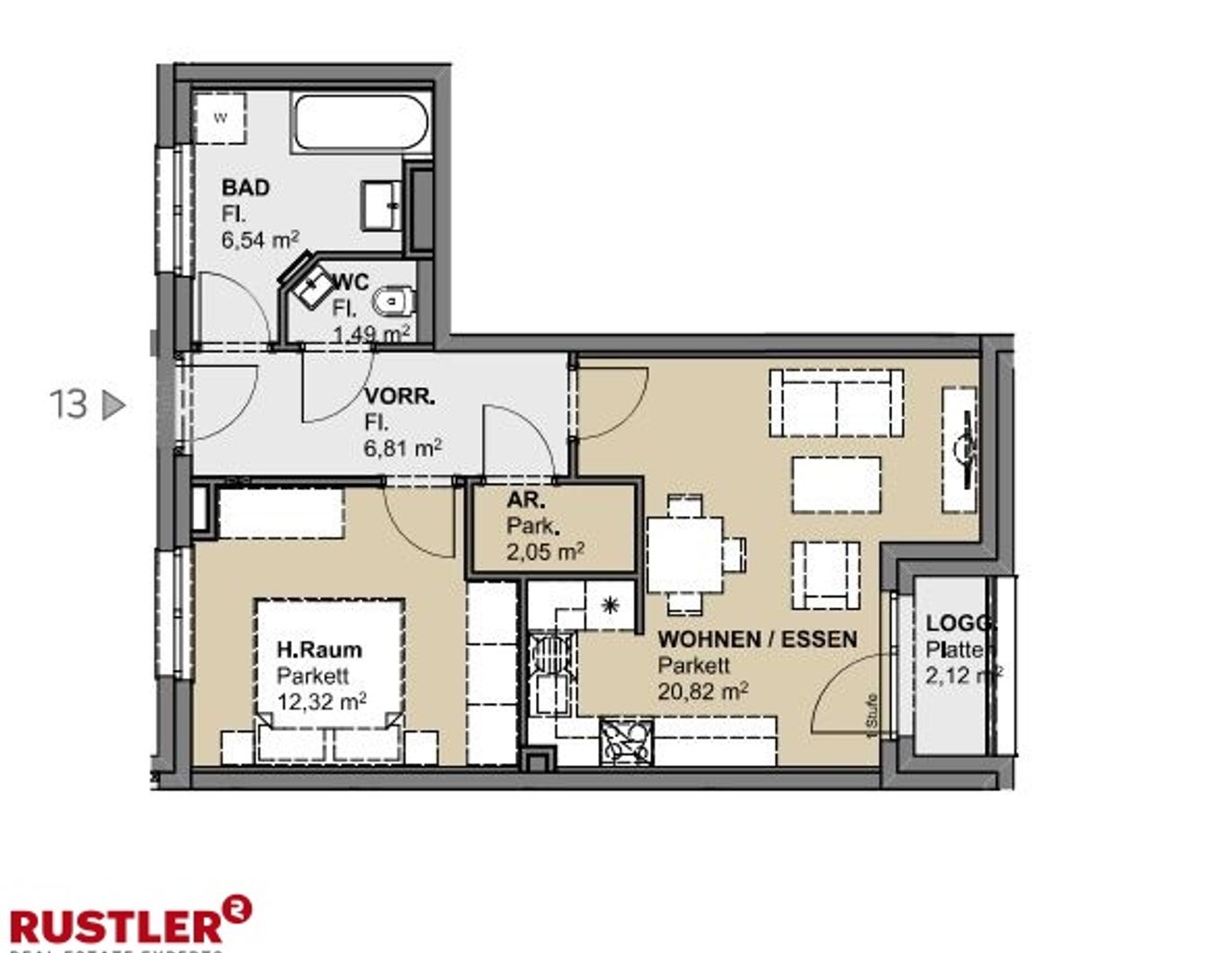 2 Zimmerwohnung in 1230 Wien