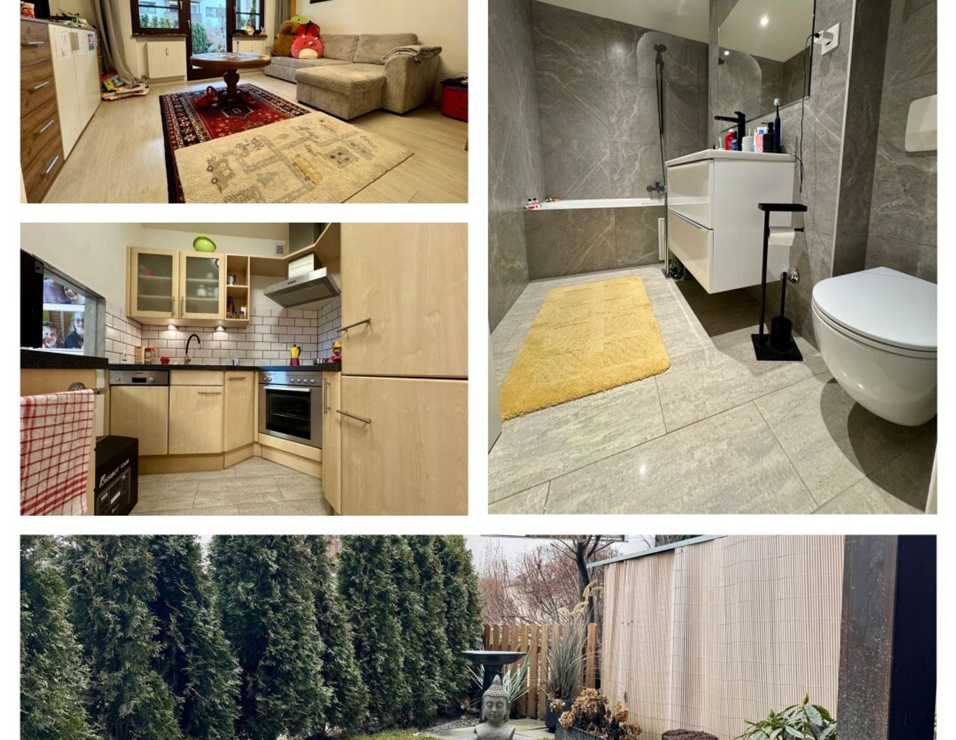 *hübsche 2 Zimmerwohnung mit Garten und Terrasse sowie Garage in schöner Lage!