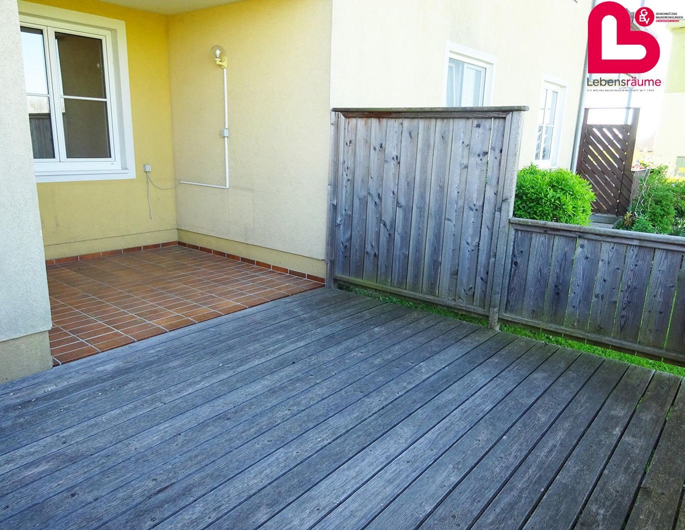 gemütliche Erdgeschosswohnung mit großer Terrasse in Rainbach