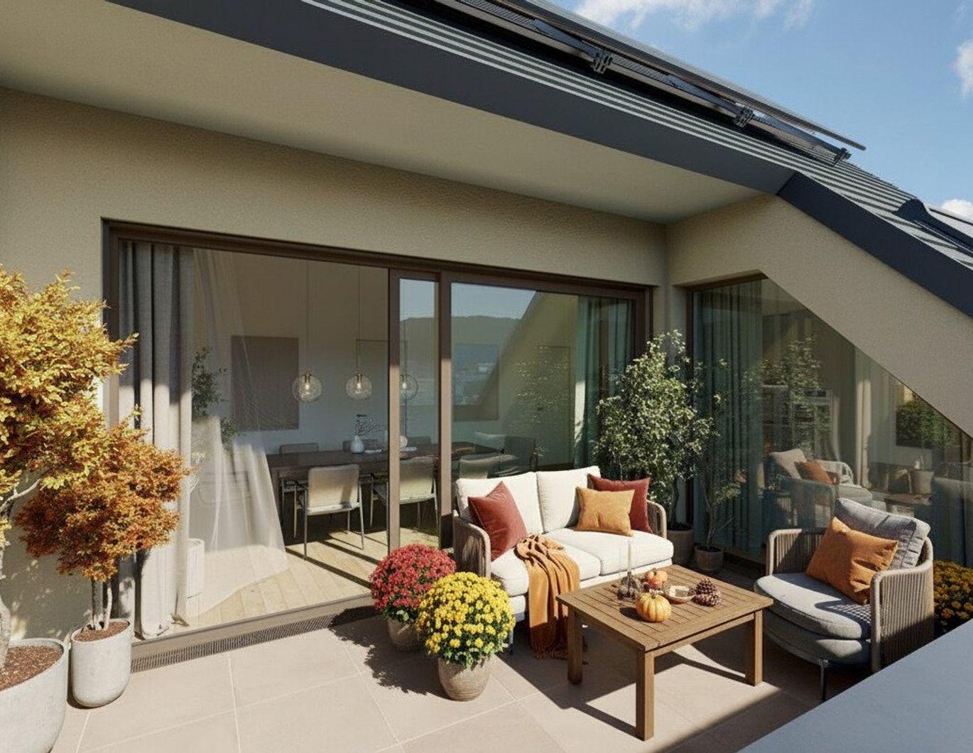 Charmante Penthousewohnung mit Terrasse im Dachgeschoss