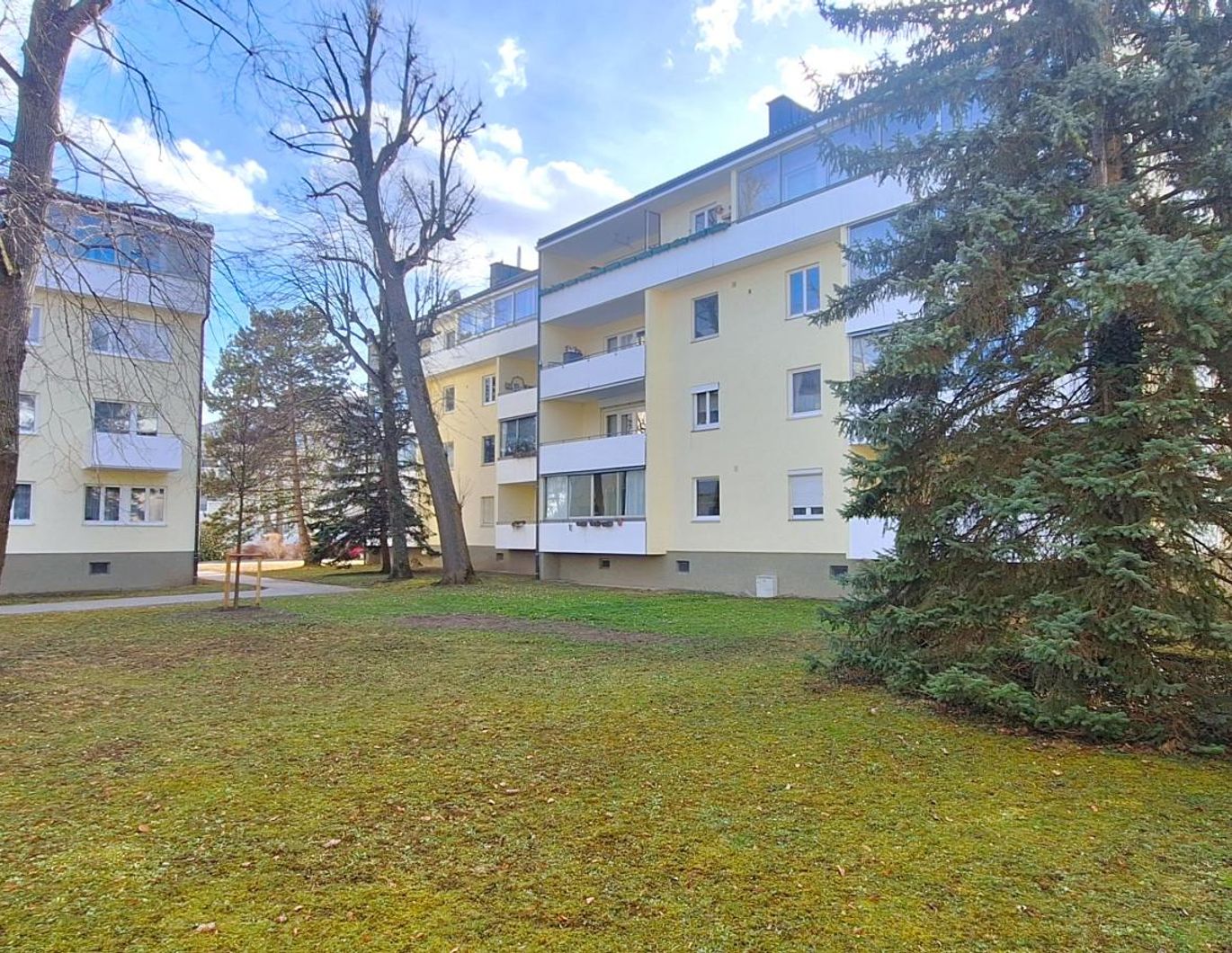 Toplage Baden: 3-Zimmer mit großer Loggia nahe Casino Baden