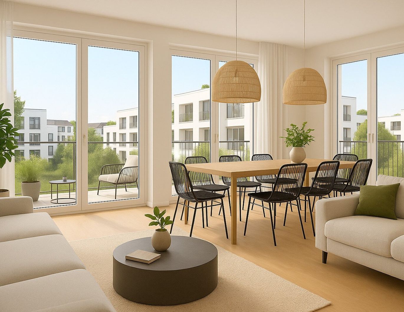 4 Zimmer Wohnung mit Dachterrasse