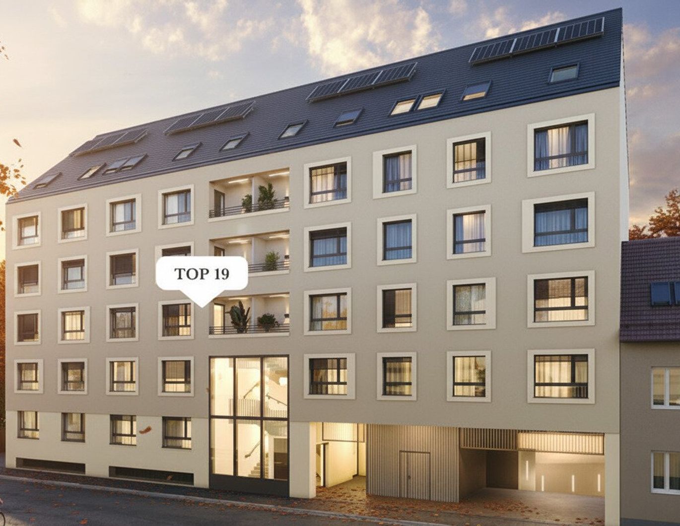 Gemütliche 2-Zimmer-Wohnung mit Loggia im 2. Obergeschoss