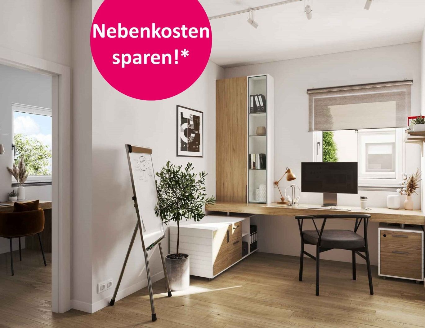 Zeitgemäßes Wohnen mit großzügigen Terrassen und Gartenflächen