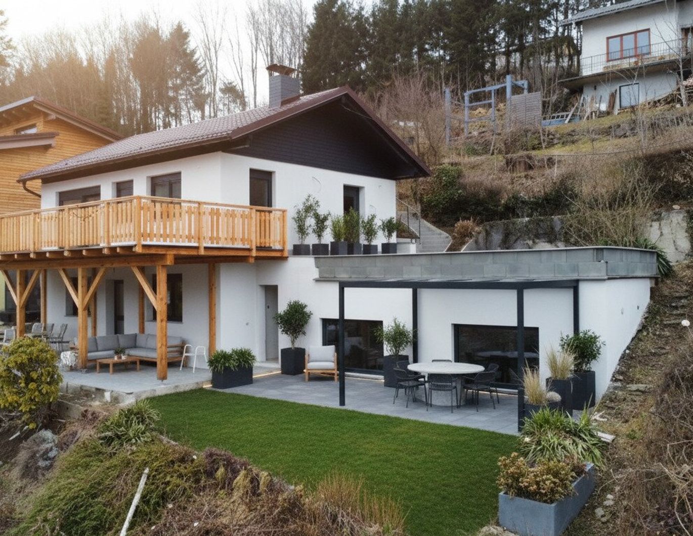 Ein Zuhause mit Aussicht - Einfamilienhaus mit Blick über ganz Linz