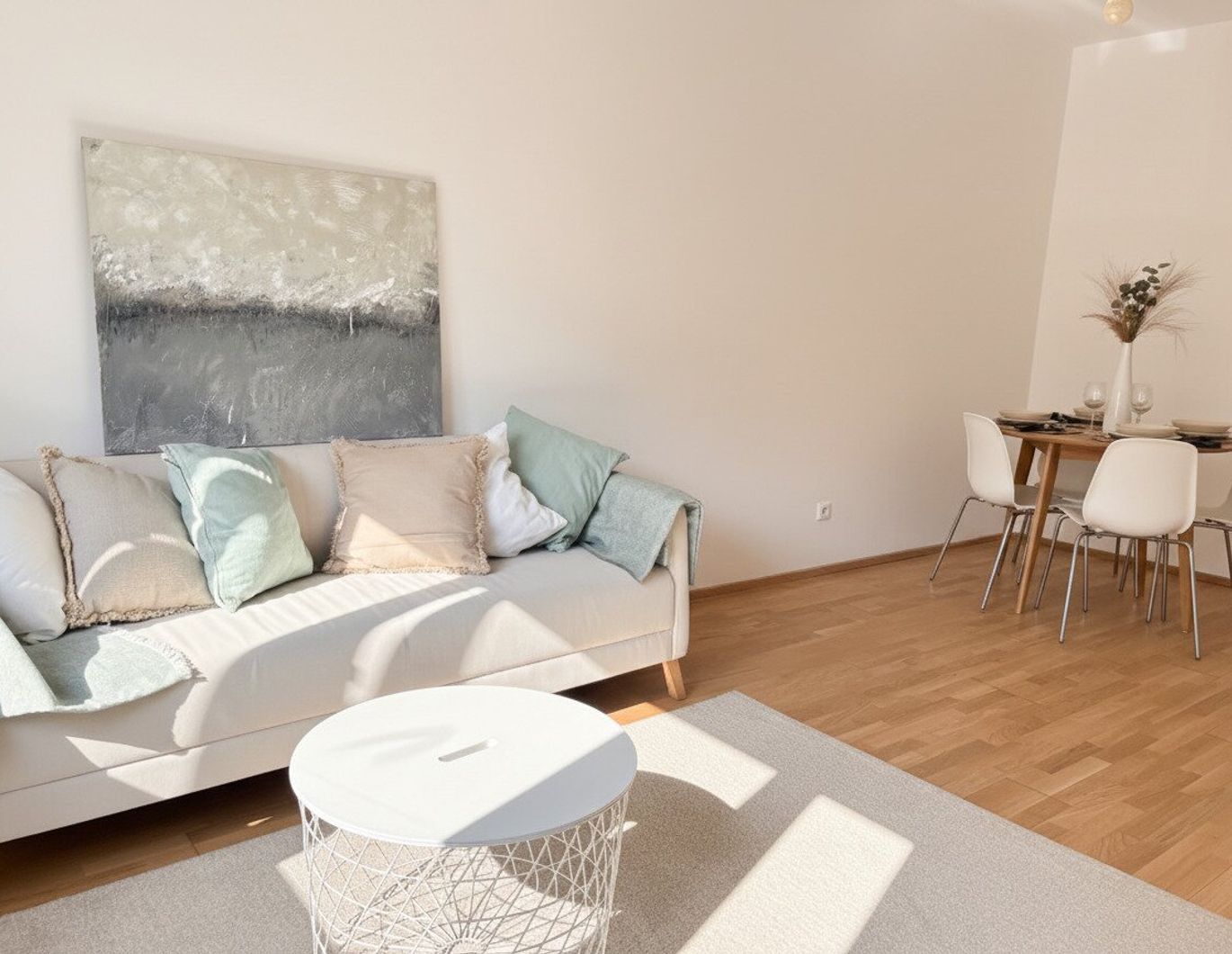 Wohlfühlwohnen mit optimaler Raumaufteilung: 3,5-Zimmer-Wohnung mit französischem Balkon und Gartenmitbenutzung