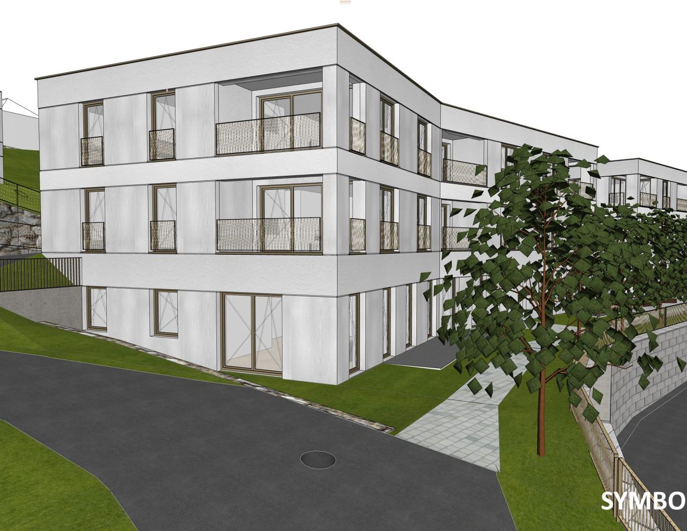 Neubau-Mietwohnung im Zentrum von Schönau