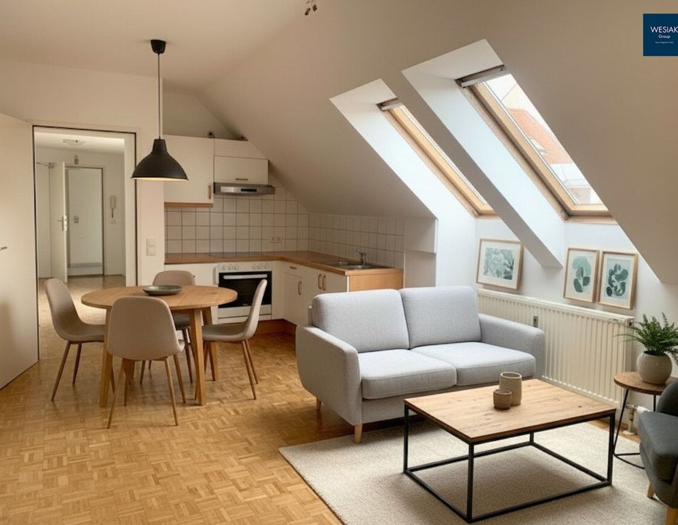 Schlögelgasse 5/5 DG - Mietwohnung im Dachgeschoss mit Terrasse Nähe Dietrichsteinplatz