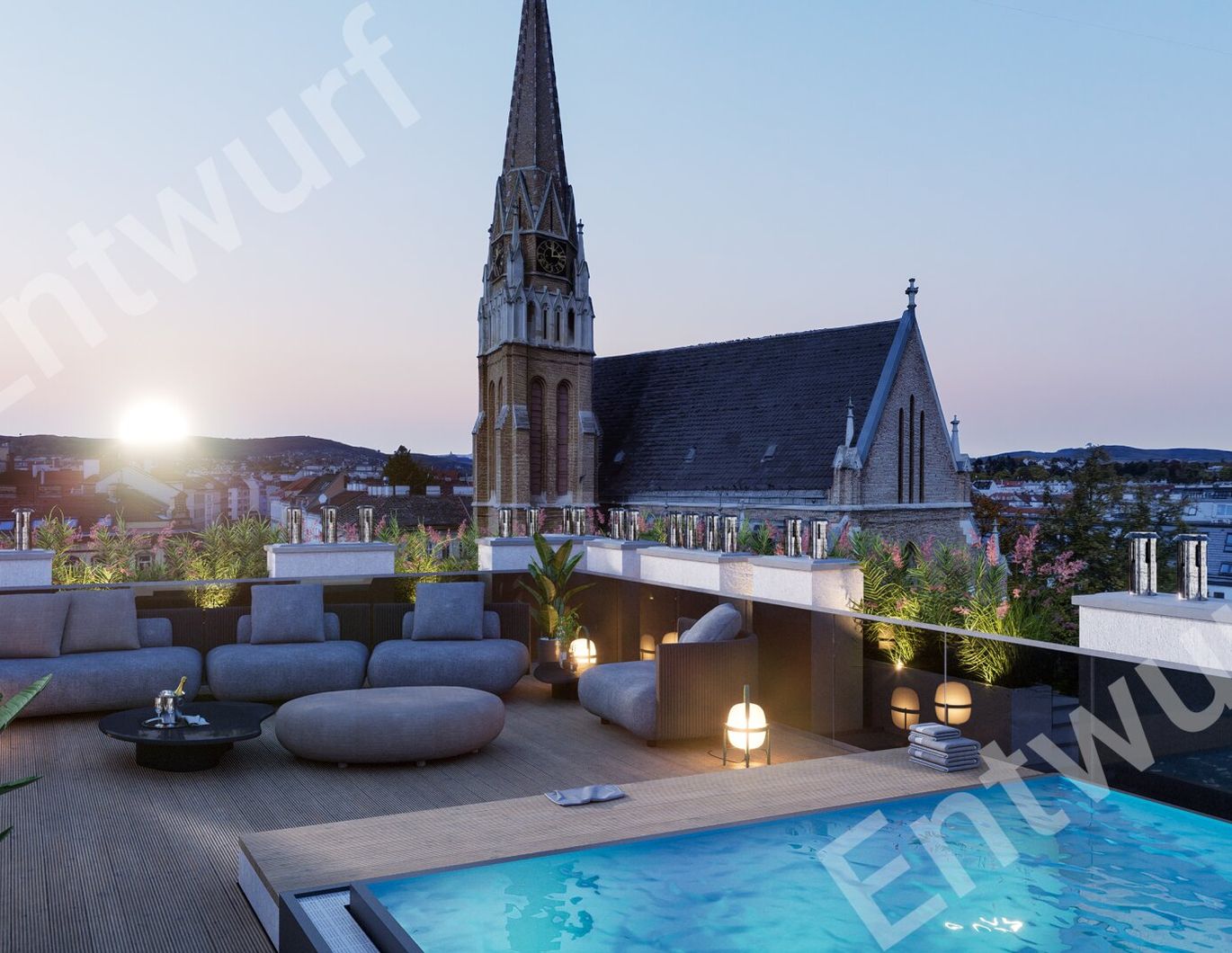 Exklusives Penthouse mit Traum-Terrasse - Erstbezug, im 17. Bezirk!