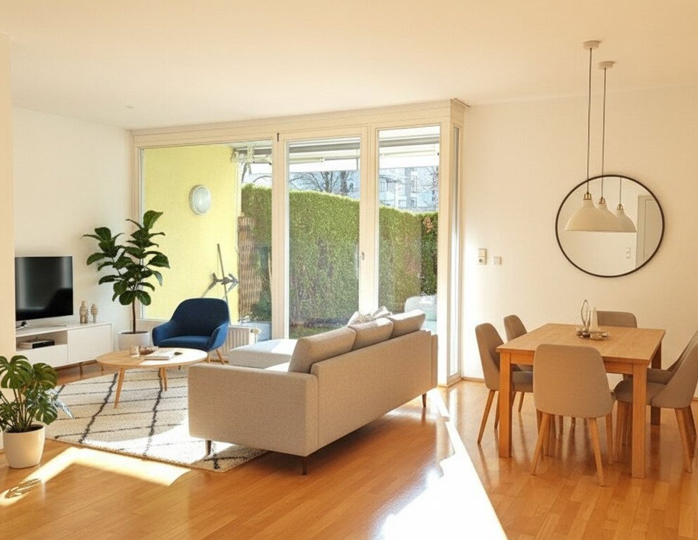 3-Zimmer-Gartenwohnung in Zentrumsnähe