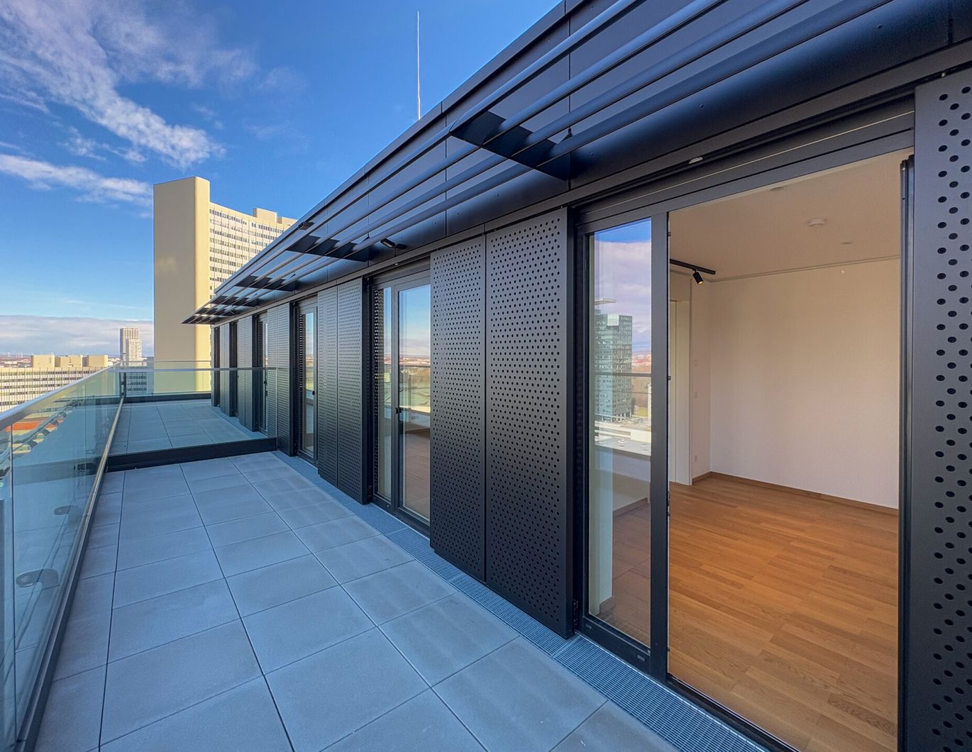 2-Zimmer-Dachgeschoßwohnung mit großer Terrasse - Erstbezug - zu mieten in 1220 Wien / DC Flats