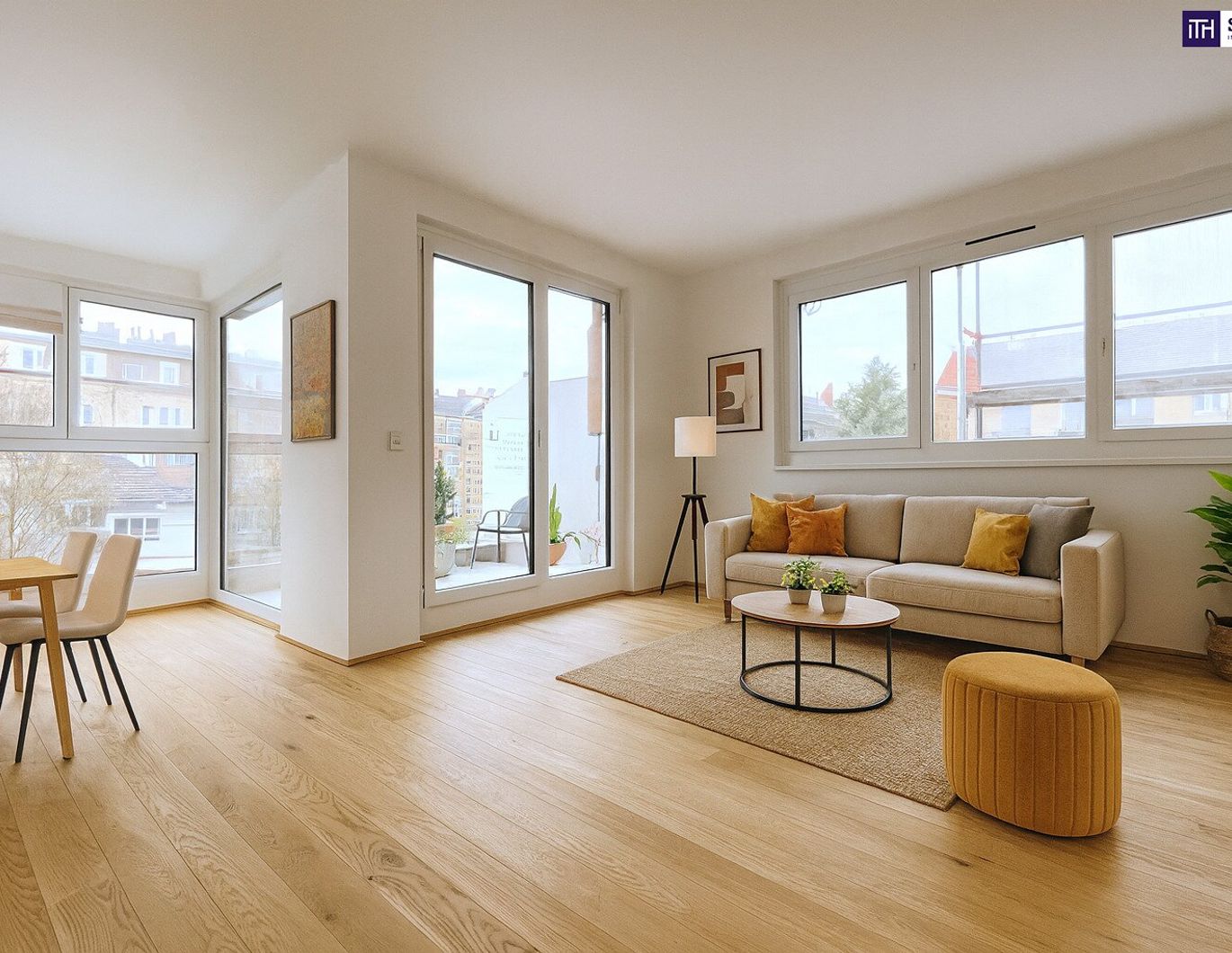 Urbaner Wohnluxus im Herzen von Schwechat! Nachhaltige 3-Zimmer Wohnung mit sonnigem Südwest-Balkon - zentral, ruhig, nachhaltig!