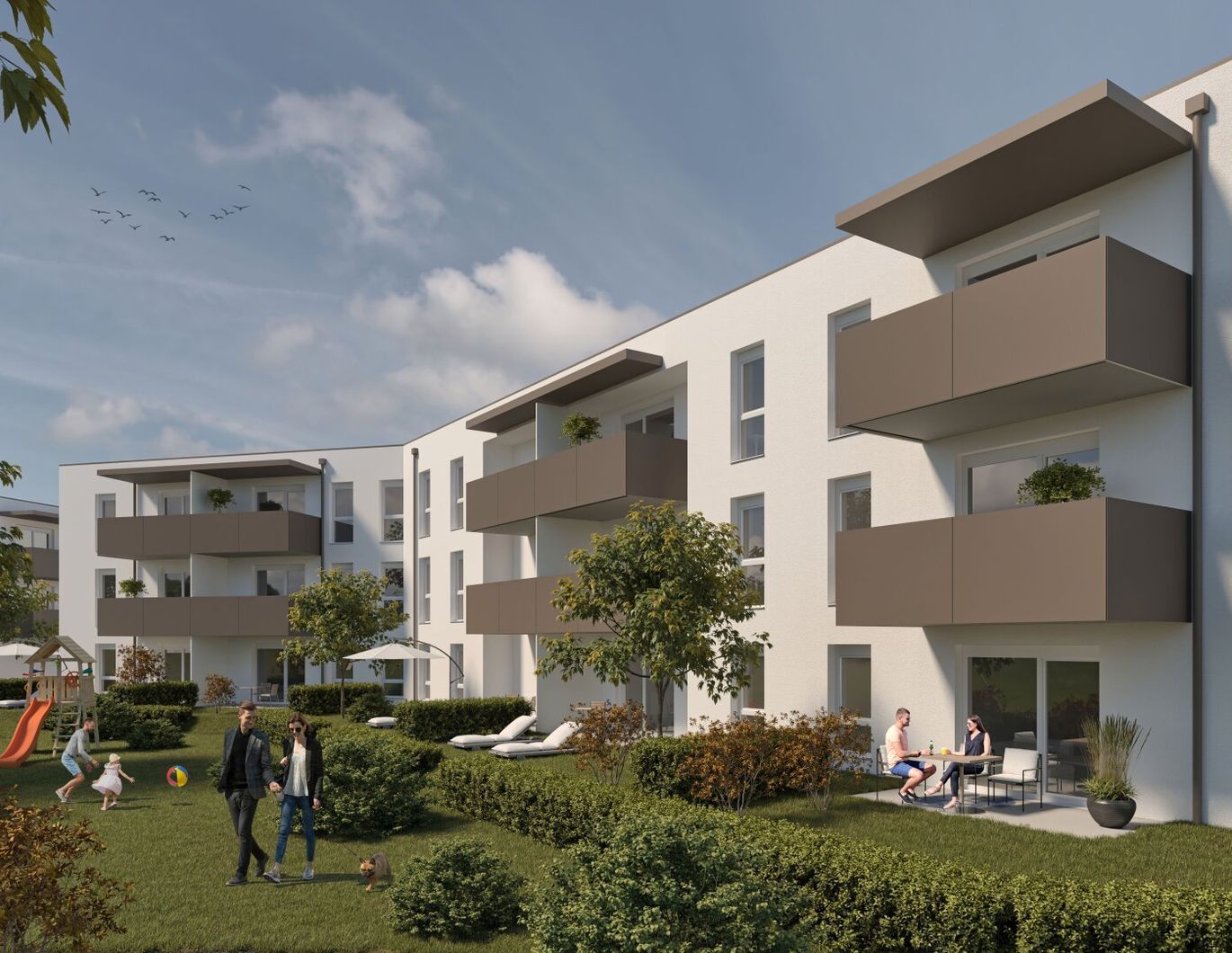 ERSTBEZUG! 2. Quartal 2026: Moderne 3-Zimmer-Wohnung mit Garten, Terrasse, Garage & Stellplatz in Attnang-Puchheim!