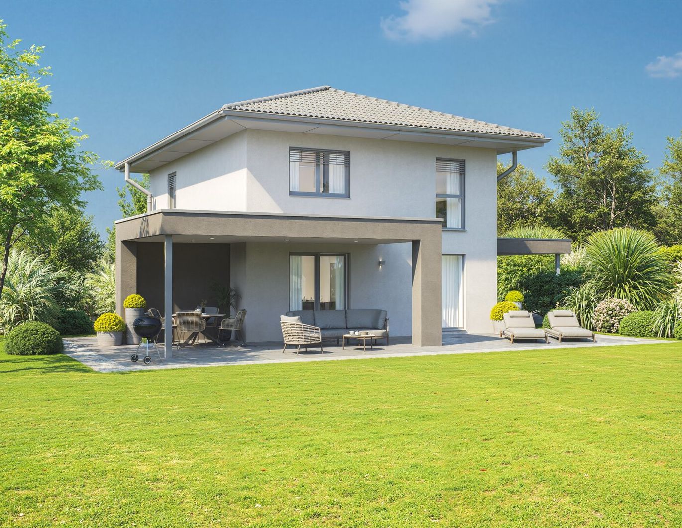 Familienfreundliches Einfamilienhaus mit sonnigem Südgrundstück in Grafenstein I LIVIN EFH 129