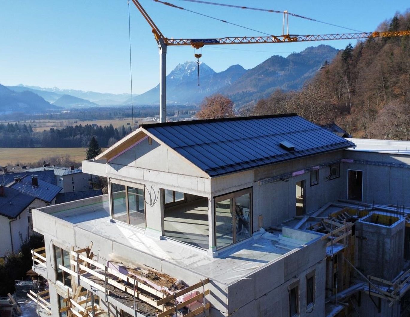 Neubau Eigentumswohnung mit großem südwestseitig überdachtem Balkon, zweitwohnsitzfähig!