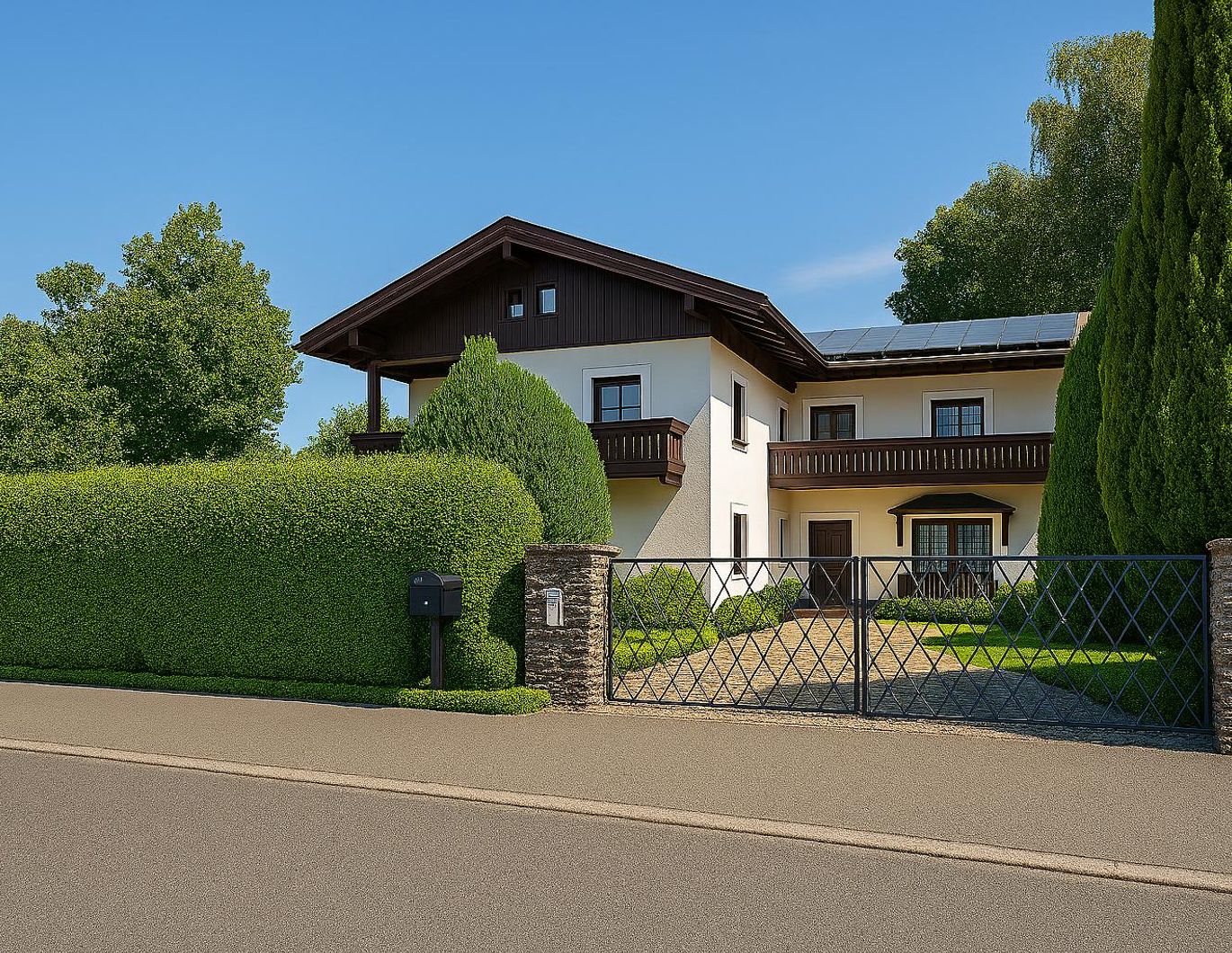 Zell am See Schüttdorf: 1-2-Familienhaus, attraktive Lage, 8 Zimmer, 240 qm Wohnnutzfläche, 977 qm Grund, Doppelgarage, Zeller See Nähe