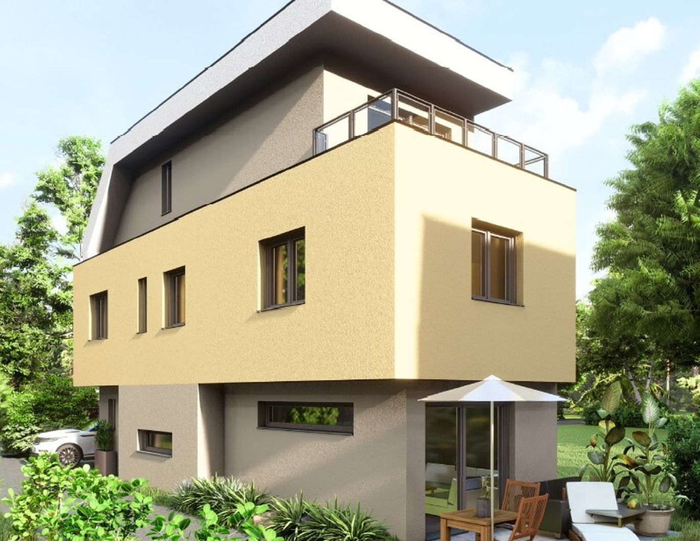 Schönes Erstbezug-Einfamilienhaus mit Garten nahe Donaupark & Alte Donau