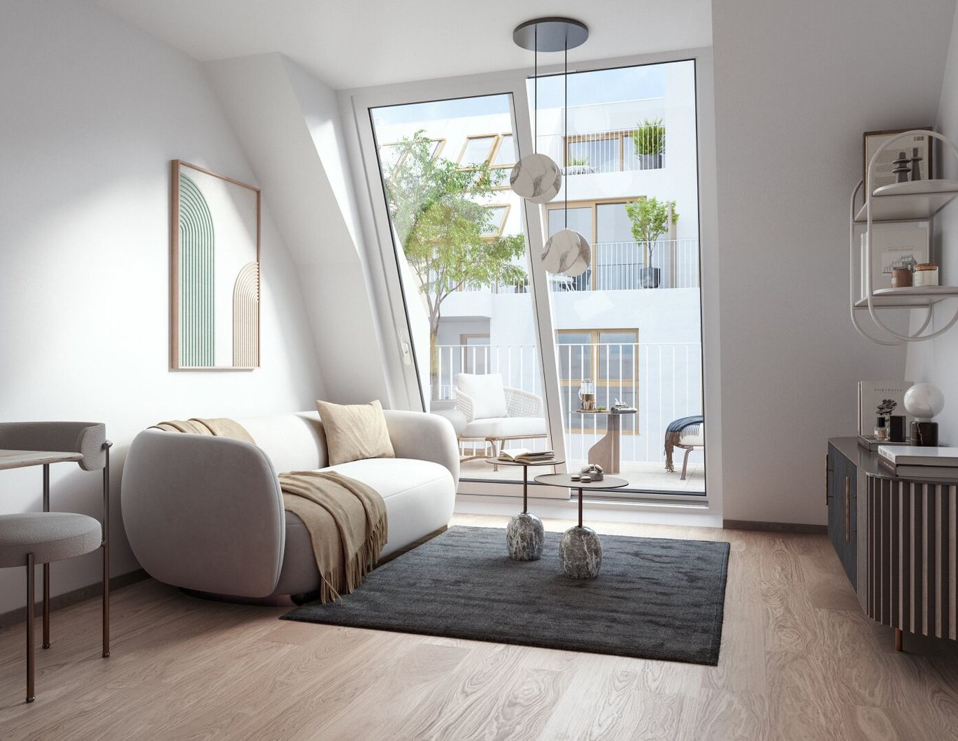 THE TEMPTATION - Dachgeschosswohnung mit toller Raumaufteilung - 2 ZI - Großer Balkon