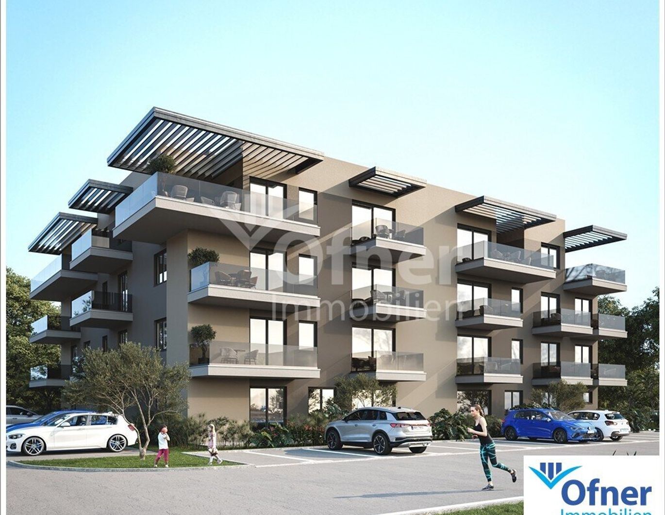 Poreč-Umgebung: hochwertige, kleine Erstbezug-Wohnung mit Balkon