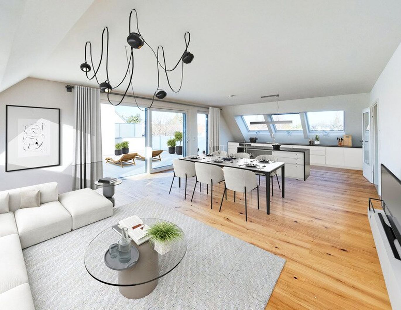 MODERNE 5-ZIMMER-WOHNUNG MIT PERFEKTER RAUMAUFTEILUNG - GROSSZÜGIGE TERRASSE & SÜDWEST-AUSRICHTUNG